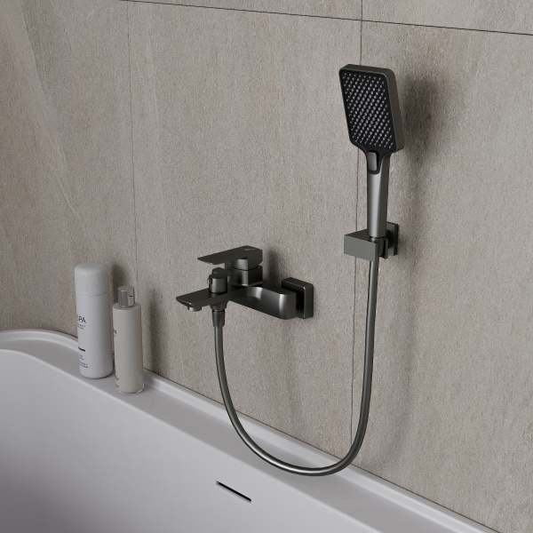 Смеситель для ванны Oliveeka D OL-639003A-BGM, оружейный металл