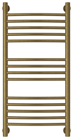 Полотенцесушитель Водяной Выгнутая Сунержа Богема + (80х40) Состаренная бронза 05-0221-8040