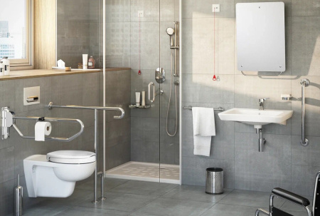 Поручень опорный Vitra Arkitekta A44467, хром 