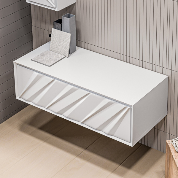 Тумба под раковину Marka One Glace 100П У73576