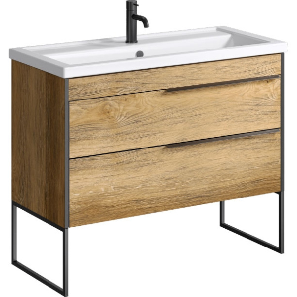 Тумба под раковину Aqwella Fargo 100 FRG0110DB