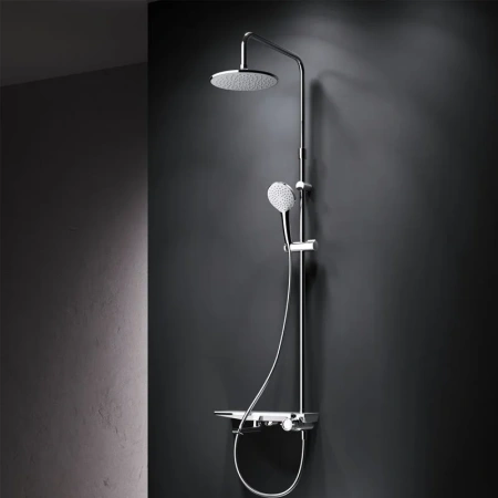 Душевая система с изливом Am.Pm Gem F0790700 хром