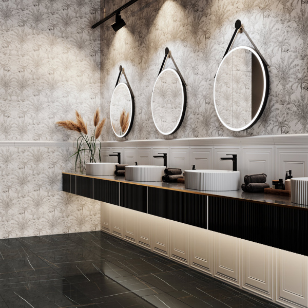 Зеркало (70х70) Kerama Marazzi CONO 70 CO.mi.P.70\BLK