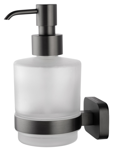 Дозатор мыла WONZON & WOGHAND GRAFFITY, темный графит WW-9333-BGM
