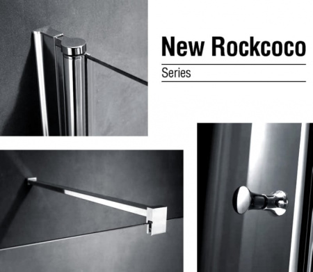 Душевой уголок Gemy New Rockcoco S03072B (90x90 см)