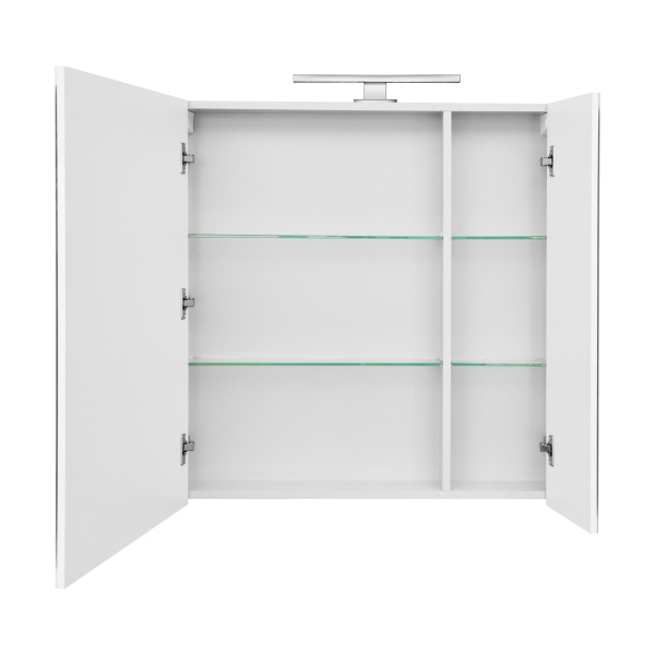 Зеркальный шкаф Aquaton Нортон 80 белый 1A249202NT010