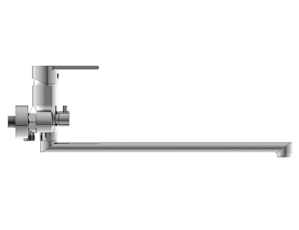 Универсальный смеситель для ванны Cersanit Brasko 64091 Универсальный смеситель для ванны Cersanit Brasko 64091