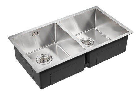 Кухонная мойка Paulmark Dopplet PM507844-BS брашированная нерж.сталь