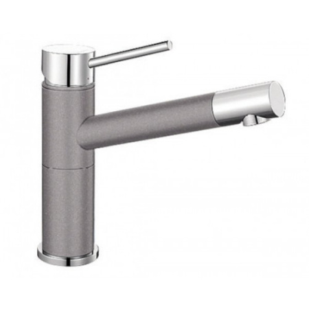 Смеситель Blanco Alta Compact Silgranit (алюметаллик/хром) 515316
