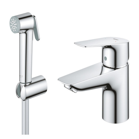 Смеситель для раковины с душем Grohe BauEdge New 23757 001 (23757001) хром