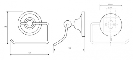 Держатель для туалетной бумаги Bemeta Retro 144212028