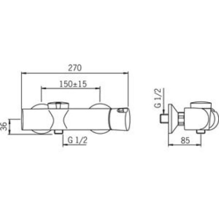 Смеситель для душа Oras Eterna 6370U