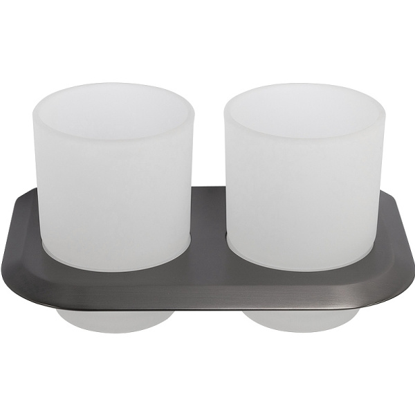 Стакан для зубных щеток  двойной CEZARES LINER-TUMDS-GM