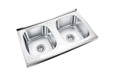 Кухонная мойка (80х50) EMAR 8050В накладная