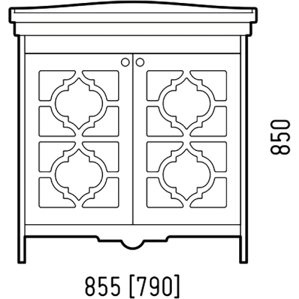 Тумба напольная Corozo Манойр 85 SD-00000970