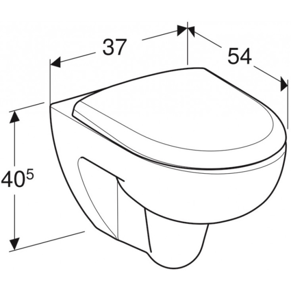 Комплект унитаз с инсталляцией Geberit Renova 500.124.TC.R