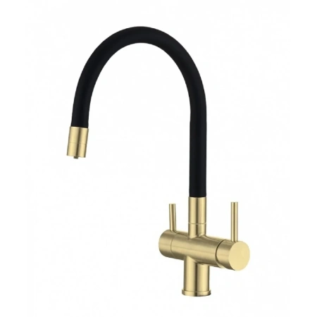Смеситель для кухни EMAR ЕС - 3015 PVD Matt Gold
