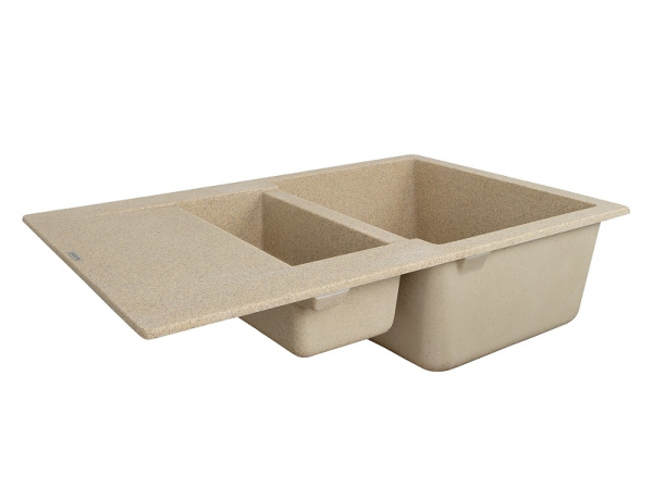 Мойка-Мраморная  (двойная) "KAISER"  KM2M-5080 Sand, бежевый