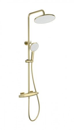 Душевая система с термостатом WONZON & WOGHAND NEO, брашированное золото WW-B3035-A1- BG
