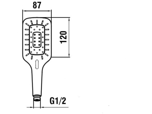 Ручной душ Laufen MyCity 120 3.6198.3.084.371.1