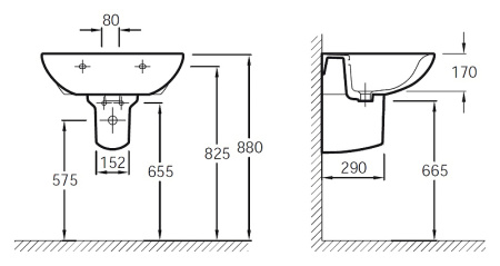 Полупьедестал для раковины Jacob Delafon Odeon 19085-00