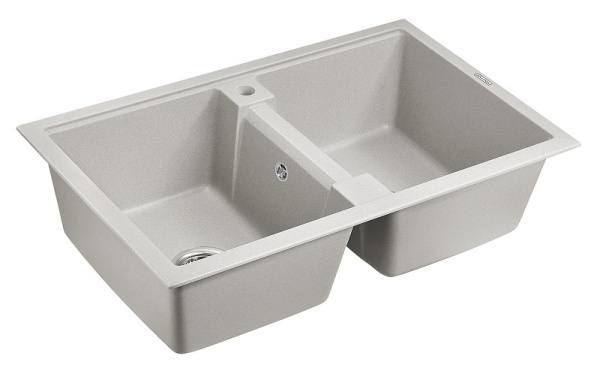 Кухонная мойка Paulmark  Tandem   PM238150-GR серый