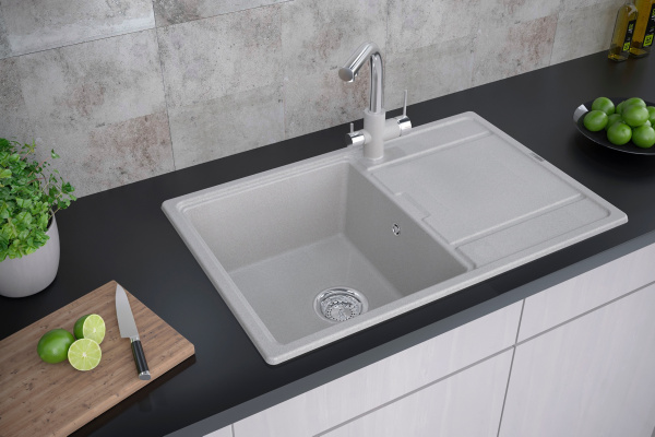 Смеситель для кухни с подключением к фильтру  Paulmark Essen Es213011-GRCR