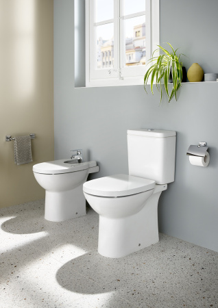 Унитаз напольный безободковый Roca Debba Round  Rimless 34299P00Y