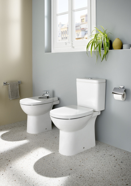 Унитаз напольный безободковый Roca Debba Round  Rimless 34299P00Y