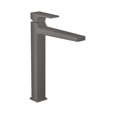 Смеситель для раковины с донным клапаном Push-Open Hansgrohe Metropol 32512340 шлифованный черный хром