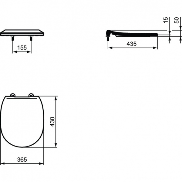 Унитаз с инсталляцией Ideal Standard Connect AquaBlade® P211601