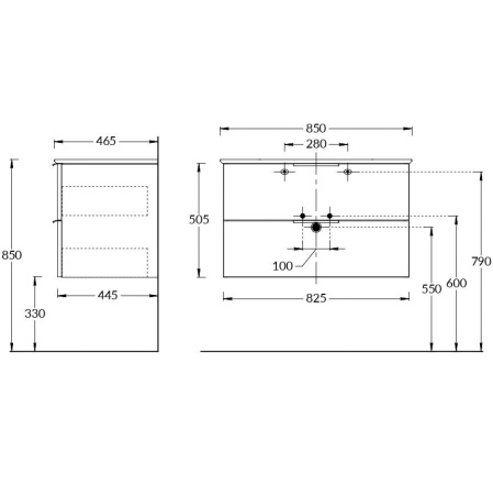 Тумба под раковину Kerama Marazzi Piano 85 PI.F.85\WHT