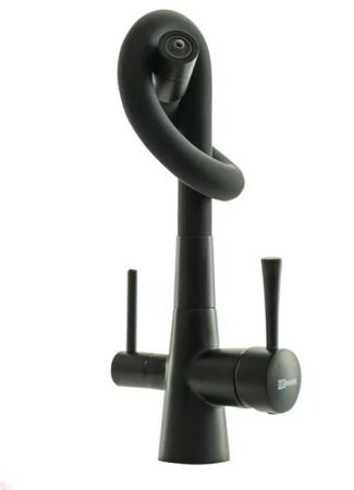 Смеситель для кухни Lemark Comfort с подключением к фильтру с питьевой водой (LM3075BL)