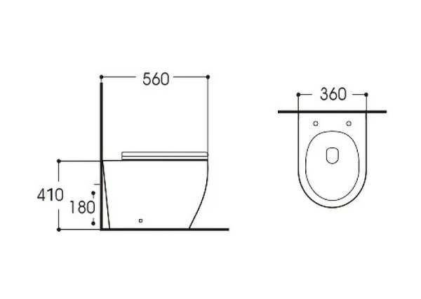 Унитаз приставной Aquatek Европа AQ1902-00