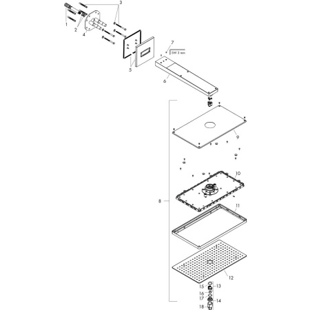 Верхний душ Hansgrohe Rainmaker Select 24013400