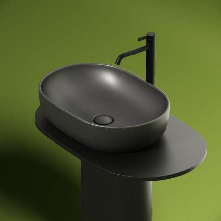 Раковина накладная (60х41,5) Ceramica Nova ELEMENT CN6047MDH