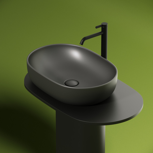 Раковина накладная (60х41,5) Ceramica Nova ELEMENT CN6047MDH