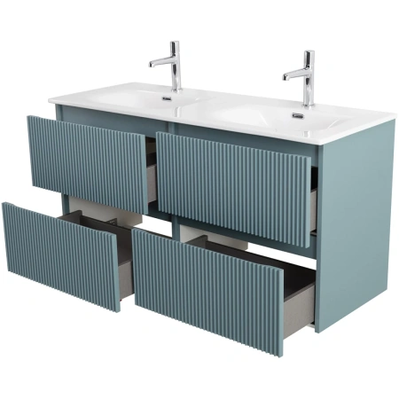 Тумба под раковину 120 BelBagno Uno UNO-1200-4C-SO-AO голубой матовый, без раковины