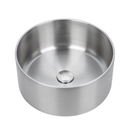 Раковина накладная (38х38) Melana Ring380 сатин