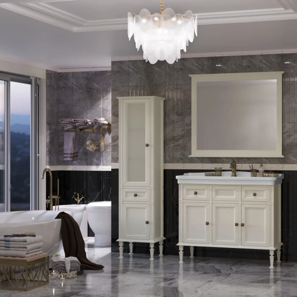 Пенал Opadiris Кантара, цвет слоновая кость, левый 00-00004342