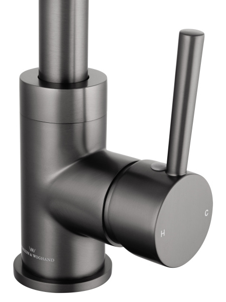 Смеситель для кухни WONZON & WOGHAND, темный графит WW-A21102-BGG