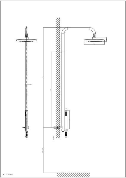 Душевая стойка D&K (DC1005505)