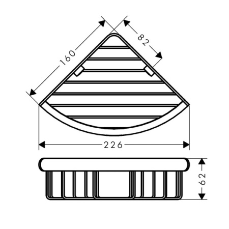 Мыльница HANSGROHE LOGIS UNIVERSAL 41710000
