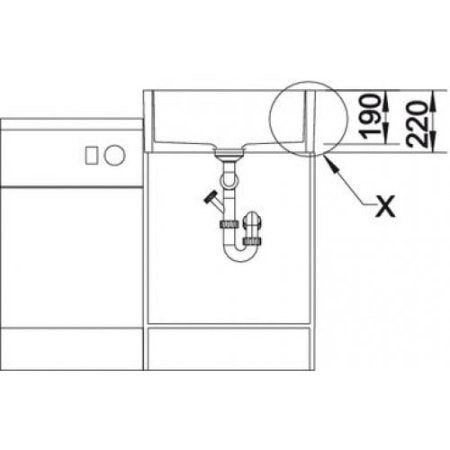 Кухонная мойка Blanco PANOR 60 514486