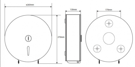 Диспенсер для туалетной бумаги Bemeta Hotel 148212051