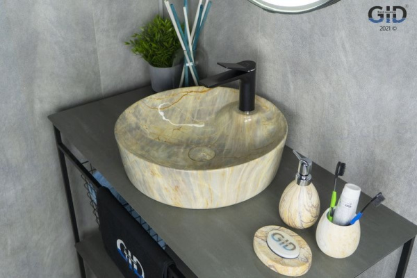 Раковина накладная (44х44) Gid Mnc534