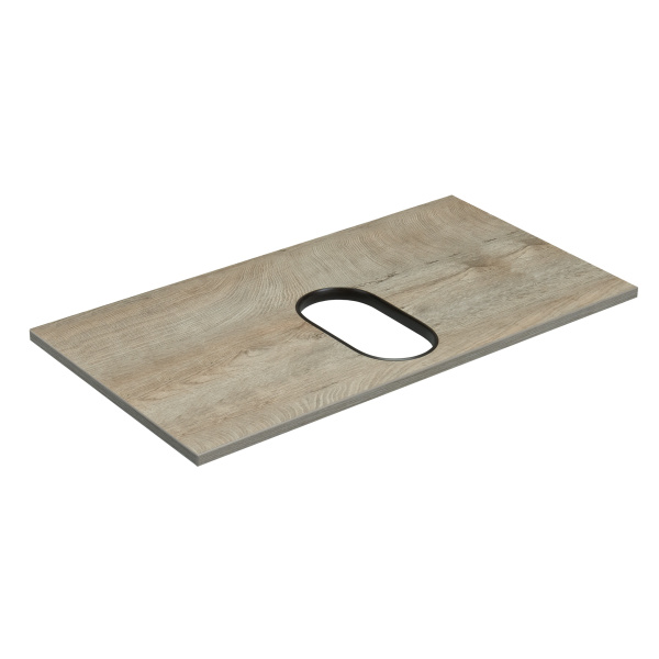 Столешница под раковину Aquaton Лофт Фабрик 80 дуб эндгрейн 1A243003LTDU0