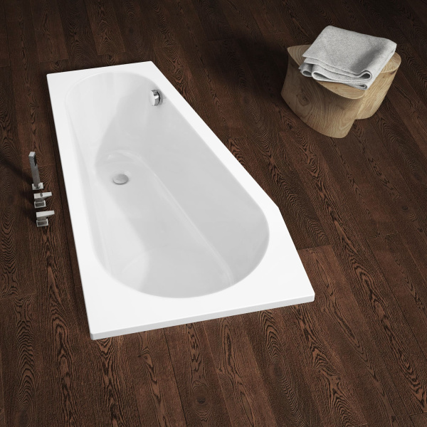 Ванна акриловая Riho Delta Plug & Play правосторонняя (150х80) B066007005