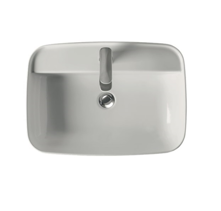 Раковина накладная (60х43) Kerasan Tribeca 514201*1 белый глянец