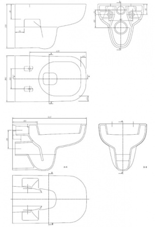 Ifo Grandy Подвесной унитаз RP213100100